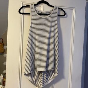 Professional sweater tank top with knotted back